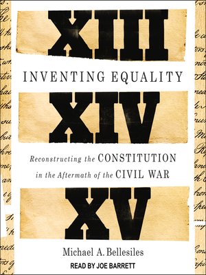 cover image of Inventing Equality